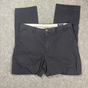 Polo Ralph Lauren Pants Mens Size 36x32 Blue Classic Chino Straight Cotton Twill